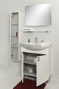 Белая мебель в ванной