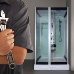 установка душевой кабины