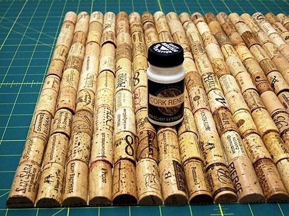 Коврик из пробок